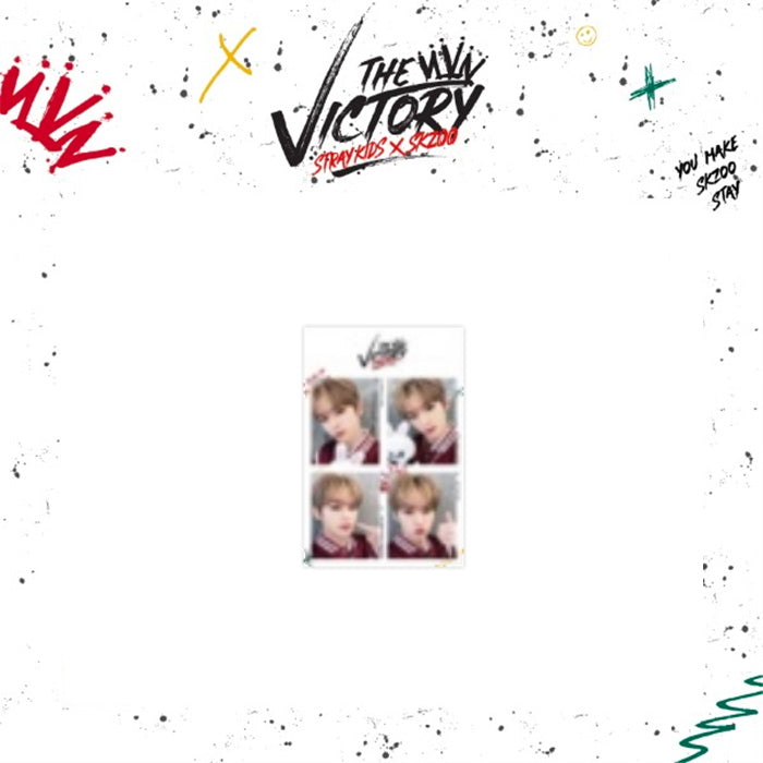 STRAY KIDS X SKZOO 'THE VICTORY' SKZ MD - 05. 4 CUT FRAME PHOTO