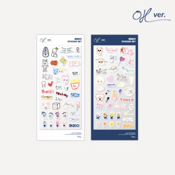 STRAY KIDS SKZOO OFFICIAL GOODS - SKZOO STICKER SET (OH VER.)