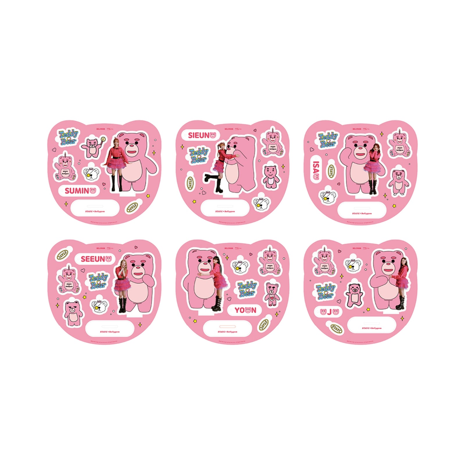 STAYC TEDDY BEAR POP-UP HOUSE MD - 05. ACRYLIC KIT