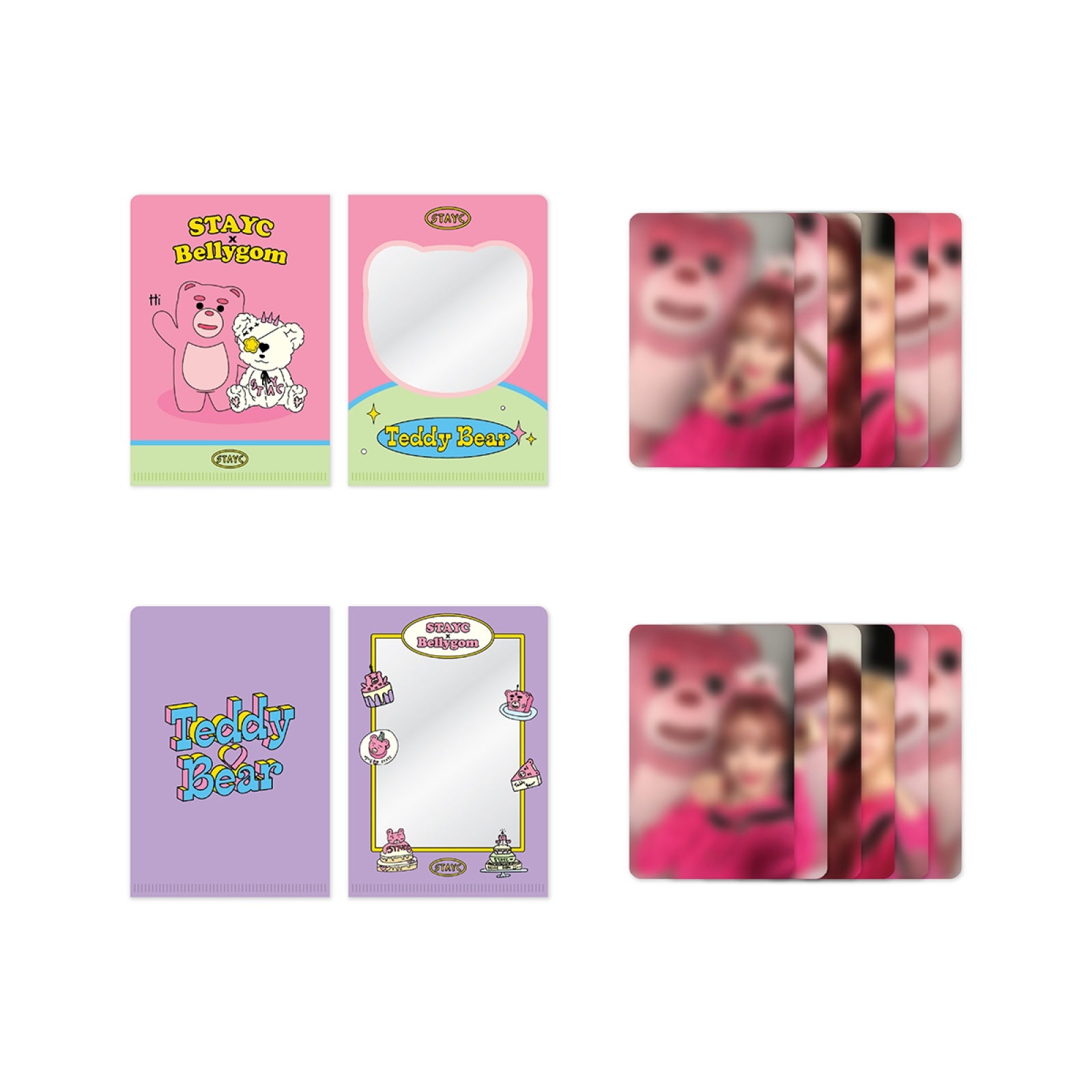 STAYC TEDDY BEAR POP-UP HOUSE MD - 01. MINI L-HOLDER SET