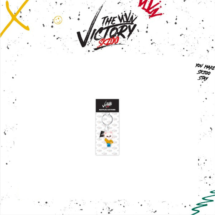 STRAY KIDS X SKZOO 'THE VICTORY' SKZOO MD - 13. ACRYLIC KEY RING