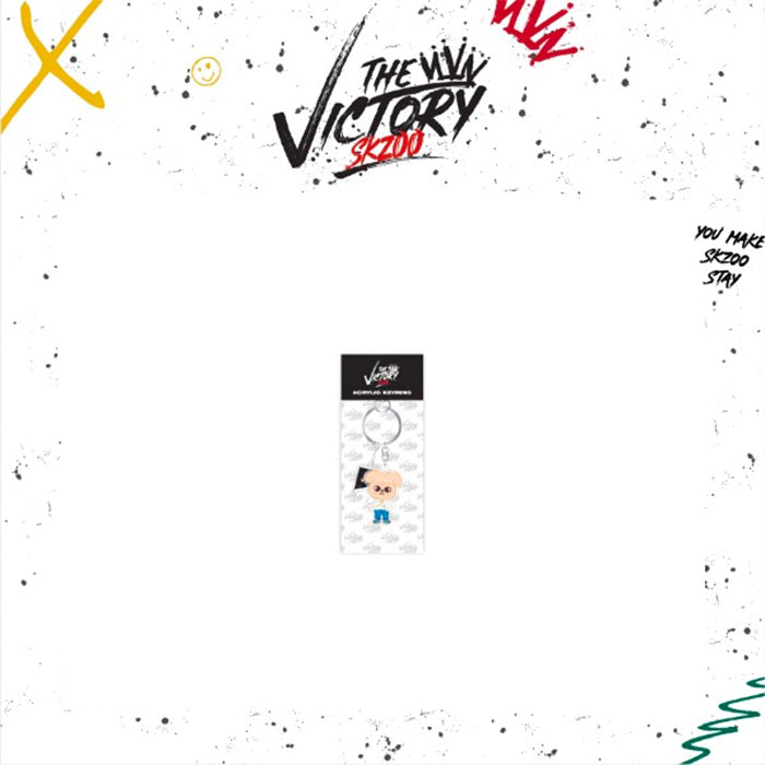STRAY KIDS X SKZOO 'THE VICTORY' SKZOO MD - 13. ACRYLIC KEY RING
