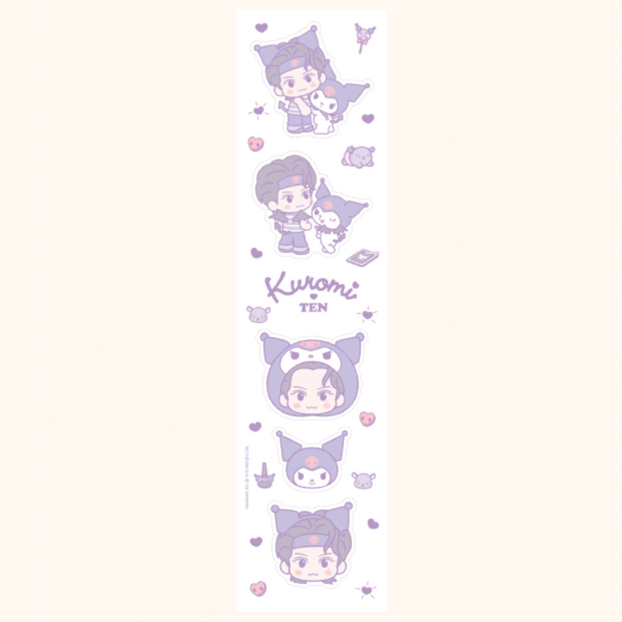 NCT X SANRIO CHARACTERS OFFICIAL MD - 05. ROLL STICKER