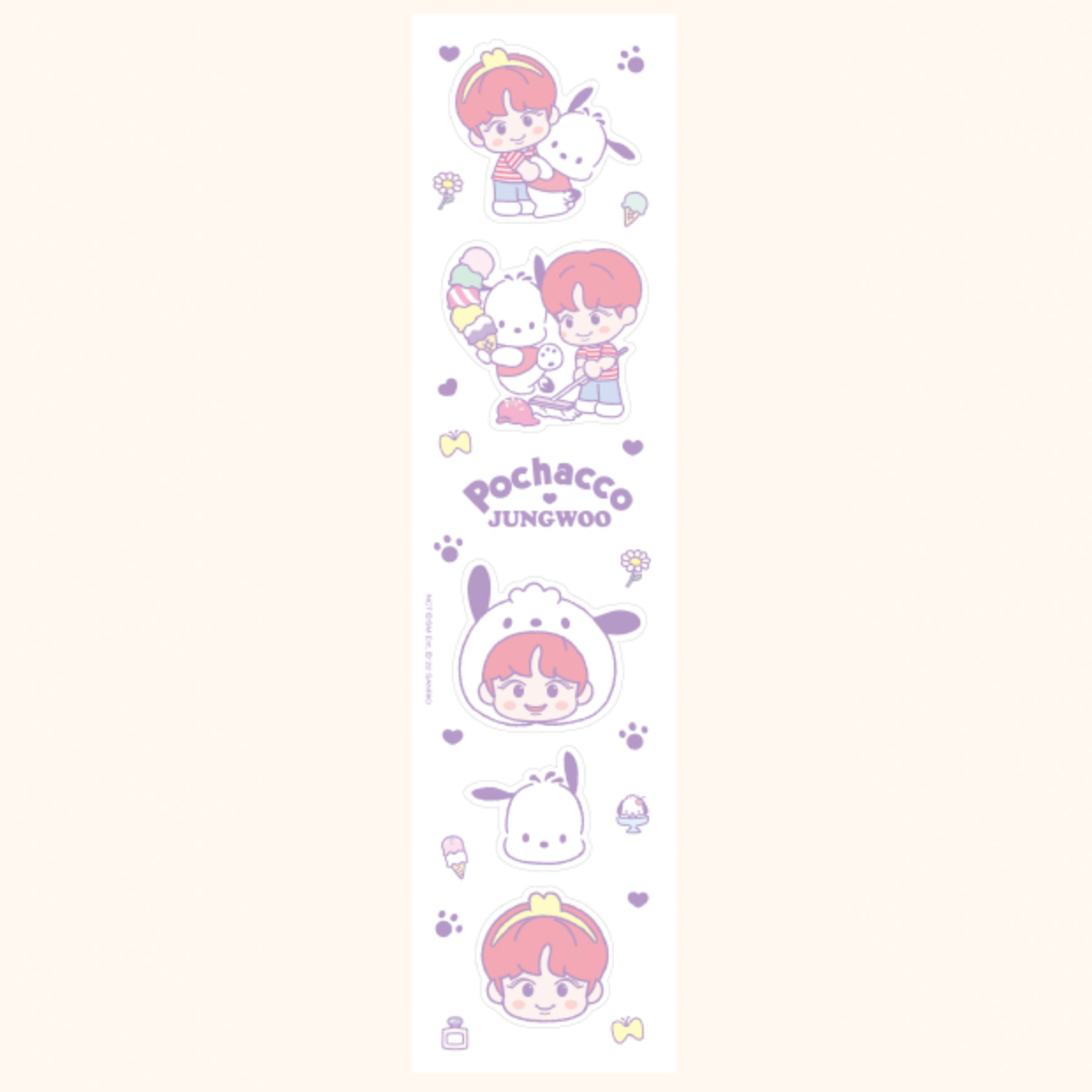 NCT X SANRIO CHARACTERS OFFICIAL MD - 05. ROLL STICKER