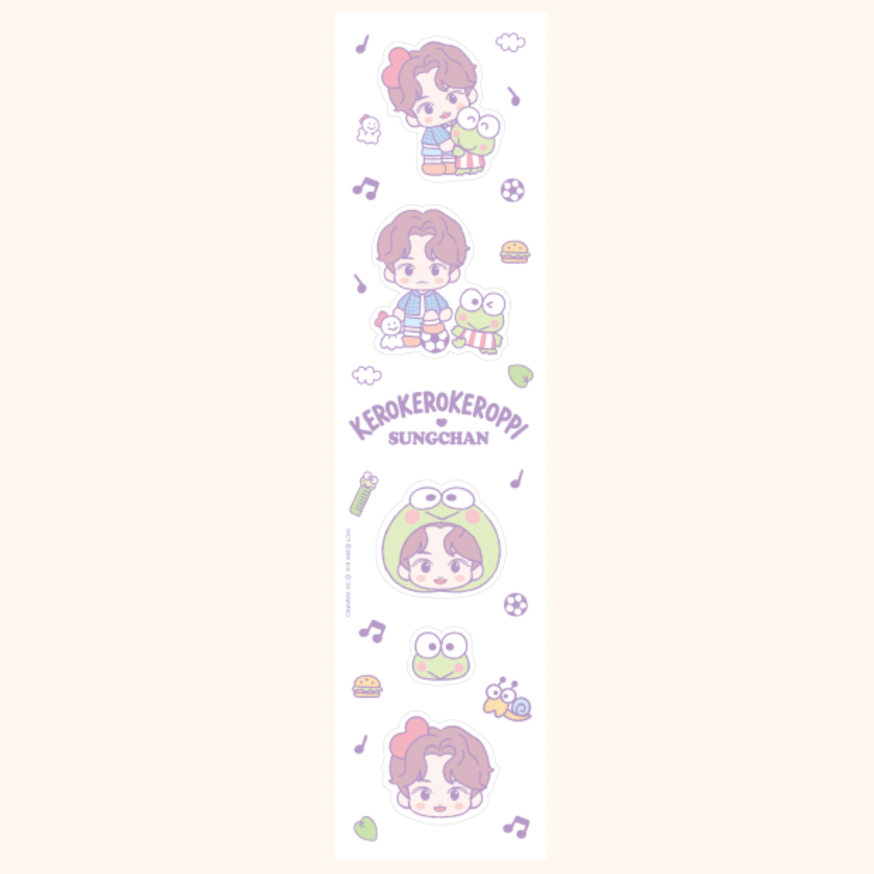 NCT X SANRIO CHARACTERS OFFICIAL MD - 05. ROLL STICKER