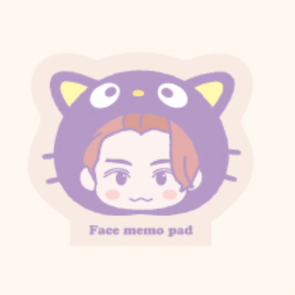 NCT X SANRIO CHARACTERS OFFICIAL MD - 06. FACE MEMO PAD