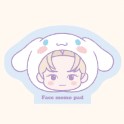 NCT X SANRIO CHARACTERS OFFICIAL MD - 06. FACE MEMO PAD