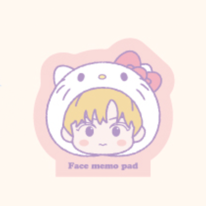 NCT X SANRIO CHARACTERS OFFICIAL MD - 06. FACE MEMO PAD