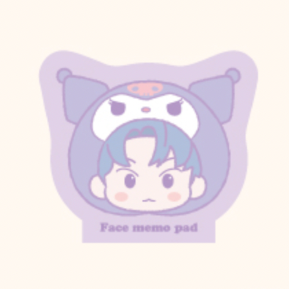 NCT X SANRIO CHARACTERS OFFICIAL MD - 06. FACE MEMO PAD