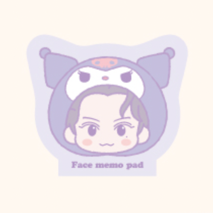 NCT X SANRIO CHARACTERS OFFICIAL MD - 06. FACE MEMO PAD
