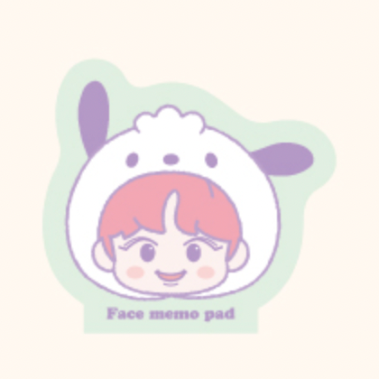 NCT X SANRIO CHARACTERS OFFICIAL MD - 06. FACE MEMO PAD