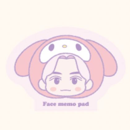 NCT X SANRIO CHARACTERS OFFICIAL MD - 06. FACE MEMO PAD