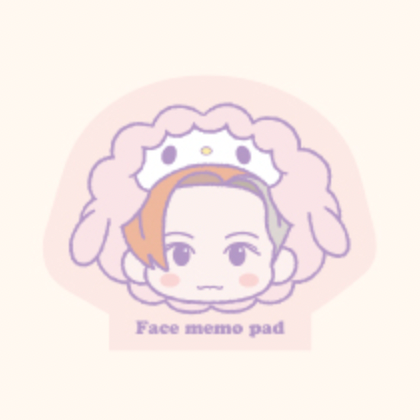 NCT X SANRIO CHARACTERS OFFICIAL MD - 06. FACE MEMO PAD