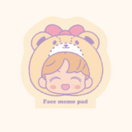 NCT X SANRIO CHARACTERS OFFICIAL MD - 06. FACE MEMO PAD