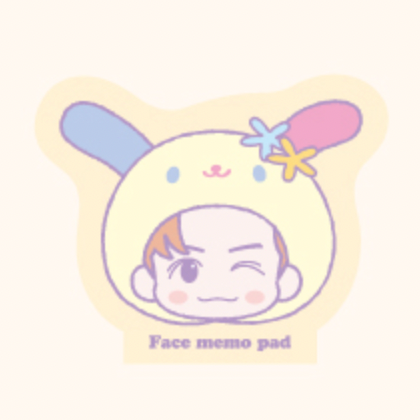 NCT X SANRIO CHARACTERS OFFICIAL MD - 06. FACE MEMO PAD