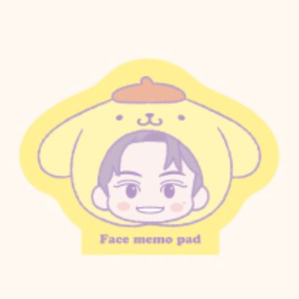 NCT X SANRIO CHARACTERS OFFICIAL MD - 06. FACE MEMO PAD