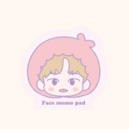 NCT X SANRIO CHARACTERS OFFICIAL MD - 06. FACE MEMO PAD