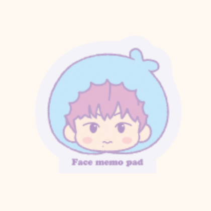 NCT X SANRIO CHARACTERS OFFICIAL MD - 06. FACE MEMO PAD
