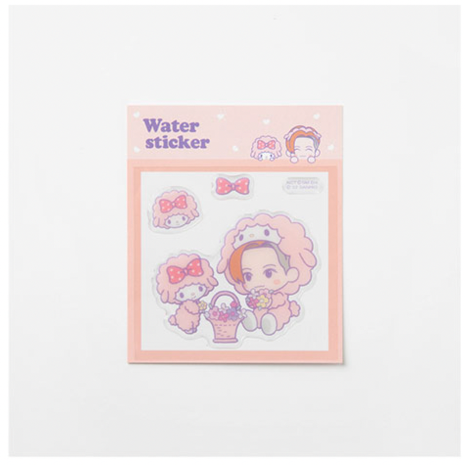 NCT X SANRIO CHARACTERS OFFICIAL MD - 01. WATER STICKER