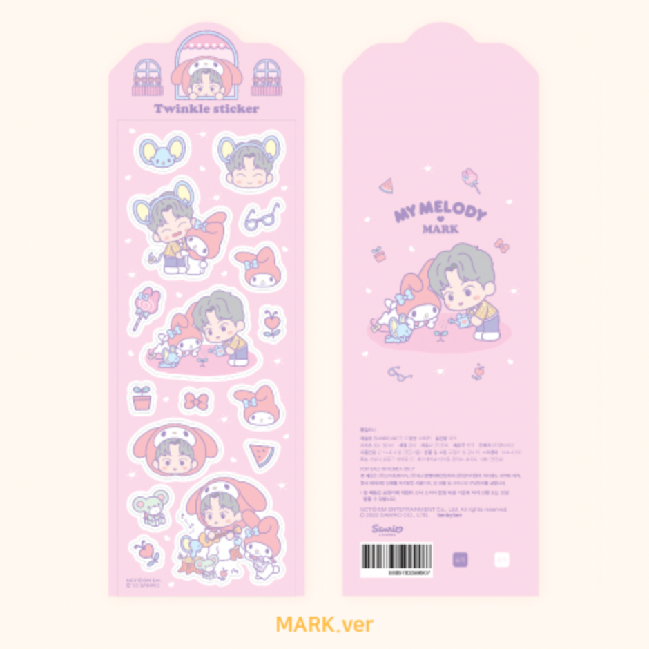 NCT X SANRIO CHARACTERS OFFICIAL MD - 07. TWINKLE STICKER