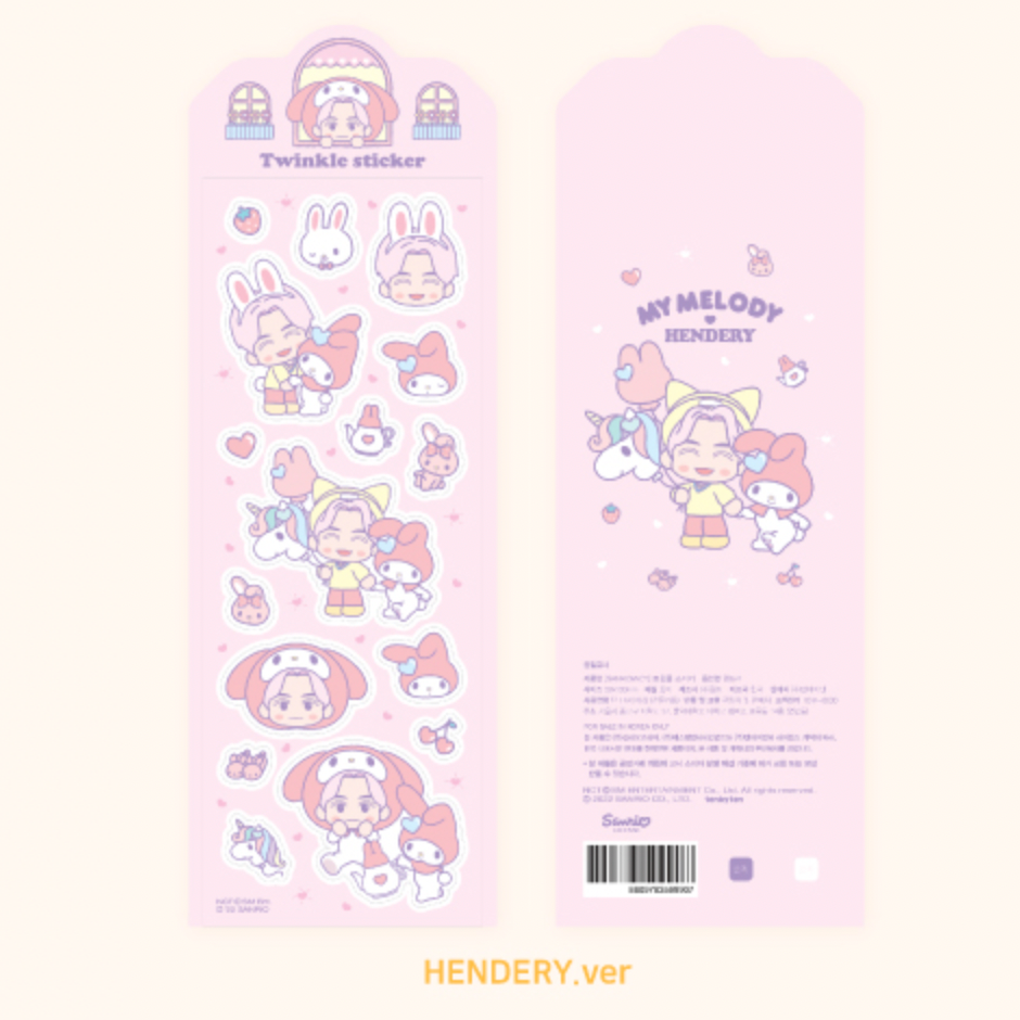 NCT X SANRIO CHARACTERS OFFICIAL MD - 07. TWINKLE STICKER