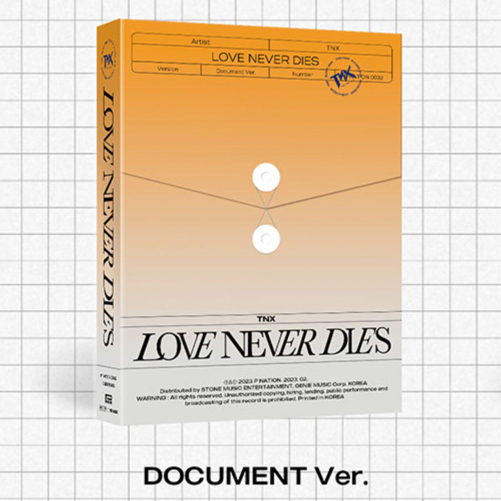 TNX 2ND MINI ALBUM - LOVE NEVER DIES