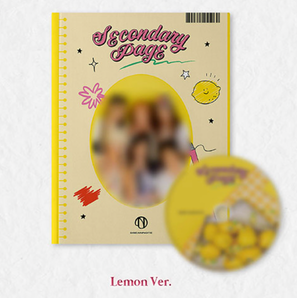 DREAMNOTE 5TH SINGLE ALBUM - SECONDARY PAGE