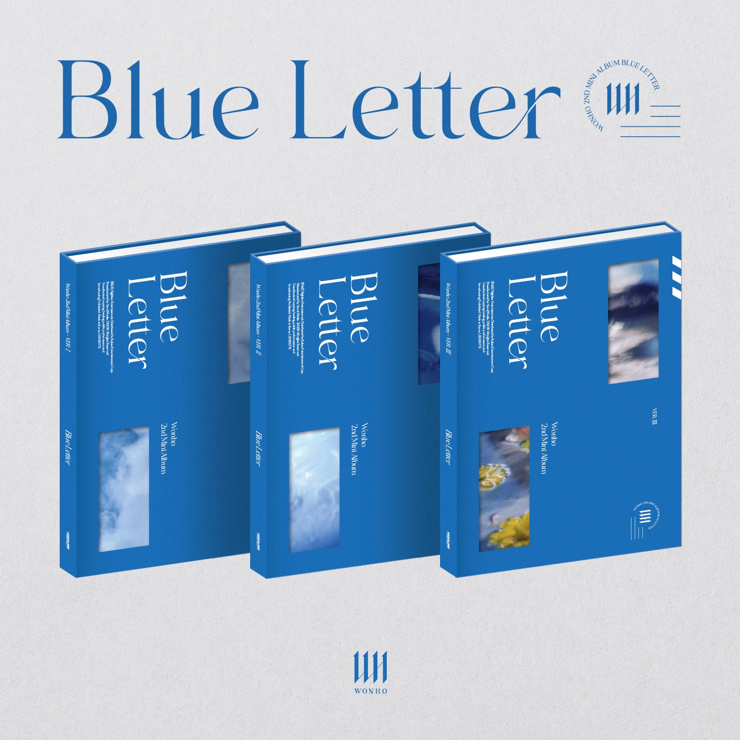 WONHO 2ND MINI ALBUM - BLUE LETTER