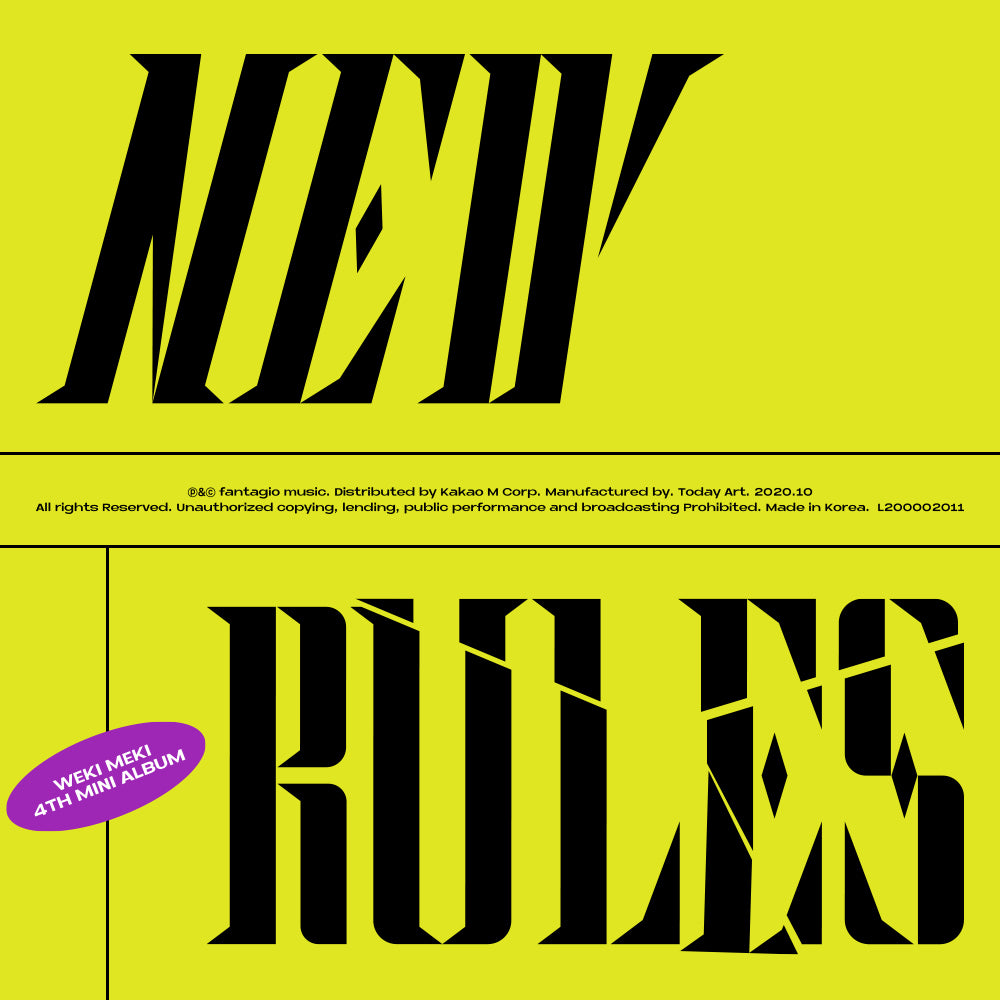 WEKI MEKI 4TH MINI ALBUM - NEW RULES