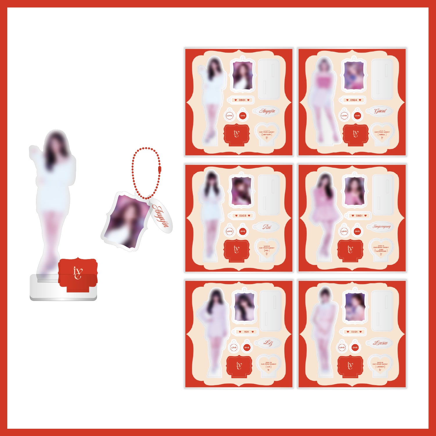 IVE THE FIRST FAN CONCERT THE PROM QUEENS OFFICIAL MD - 09. DIY ACRYLIC KIT