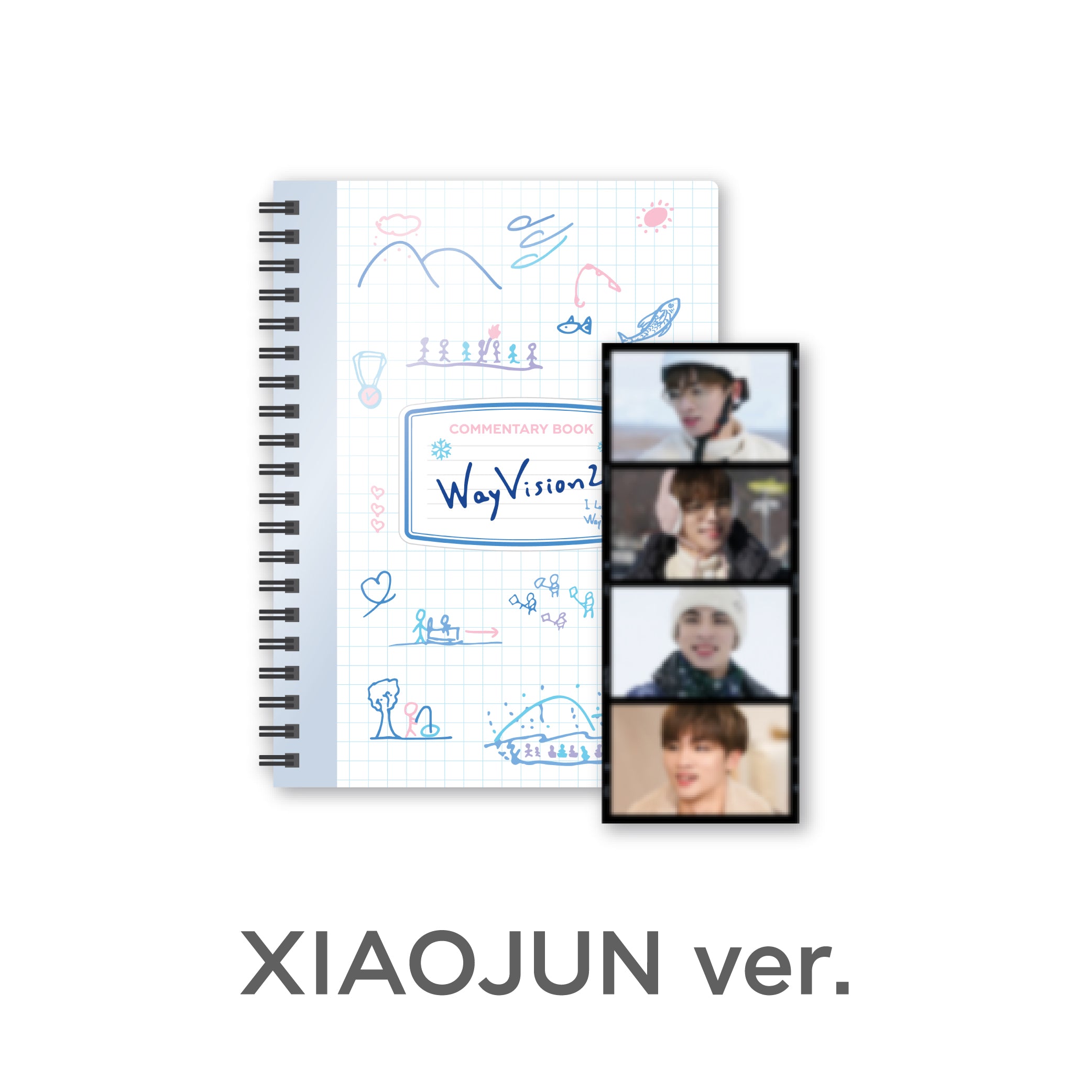 WAYV 'WAYVISION 2 : WINTER SPORTS CHANNEL' OFFICIAL MD - COMMENTARY BOOK + FILM SET