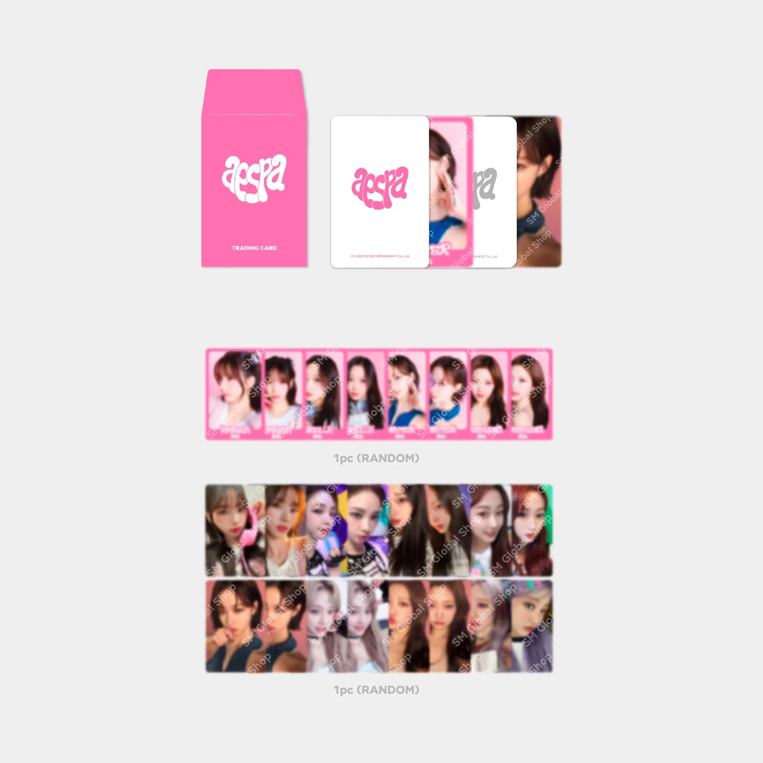 AESPA POPUP STORE 'COME TO MY ILLUSION' MD - TRADING CARD SET