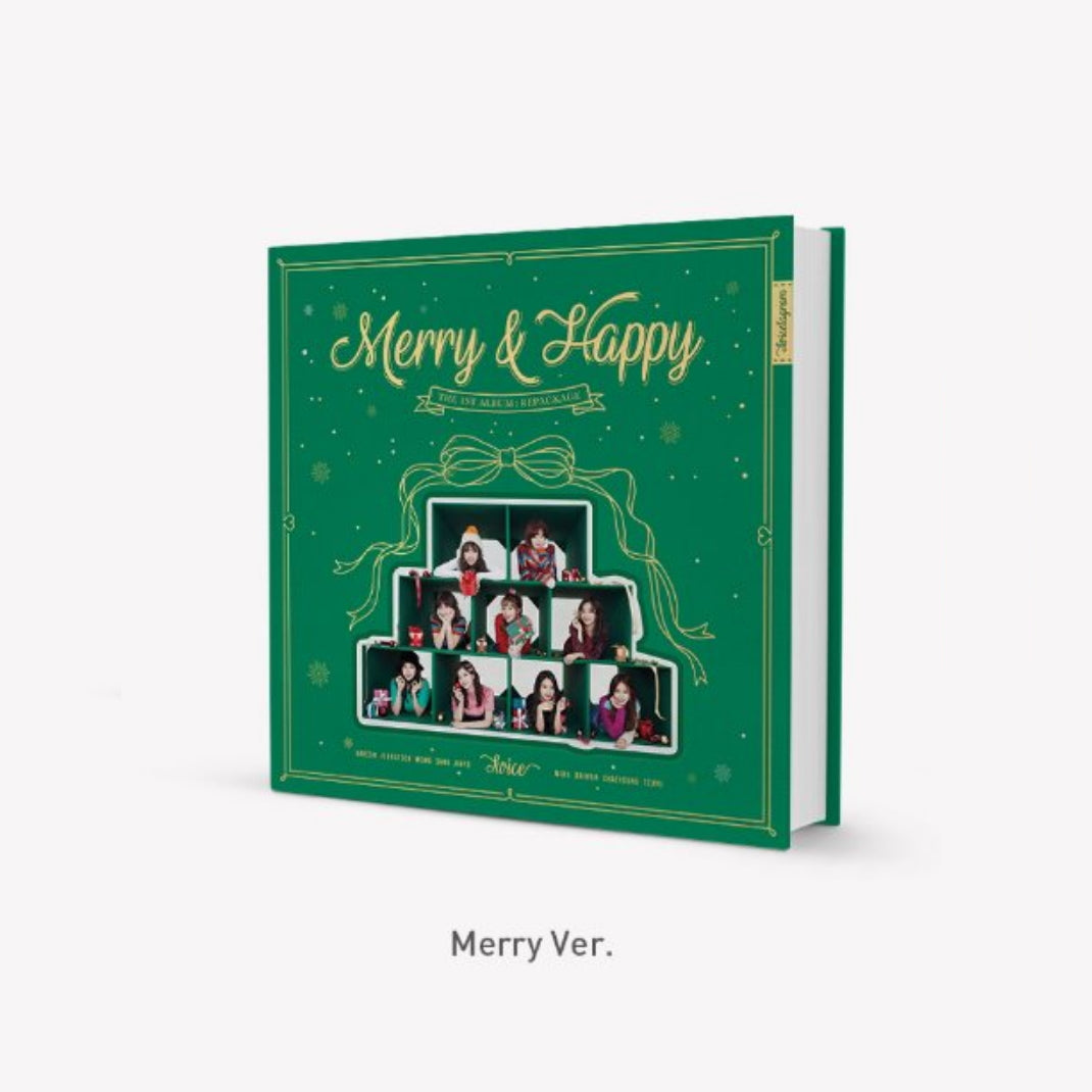 TWICE 1ST FULL ALBUM REPACKAGE - MERRY & HAPPY