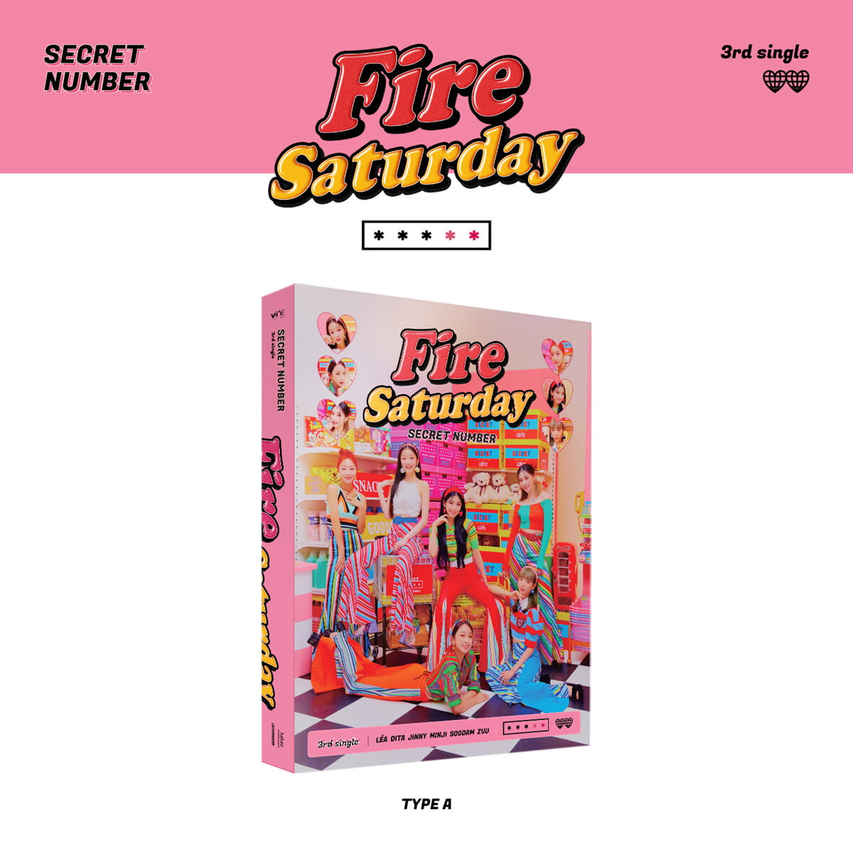 SECRET NUMBER 3RD SINGLE ALBUM - FIRE SATURDAY