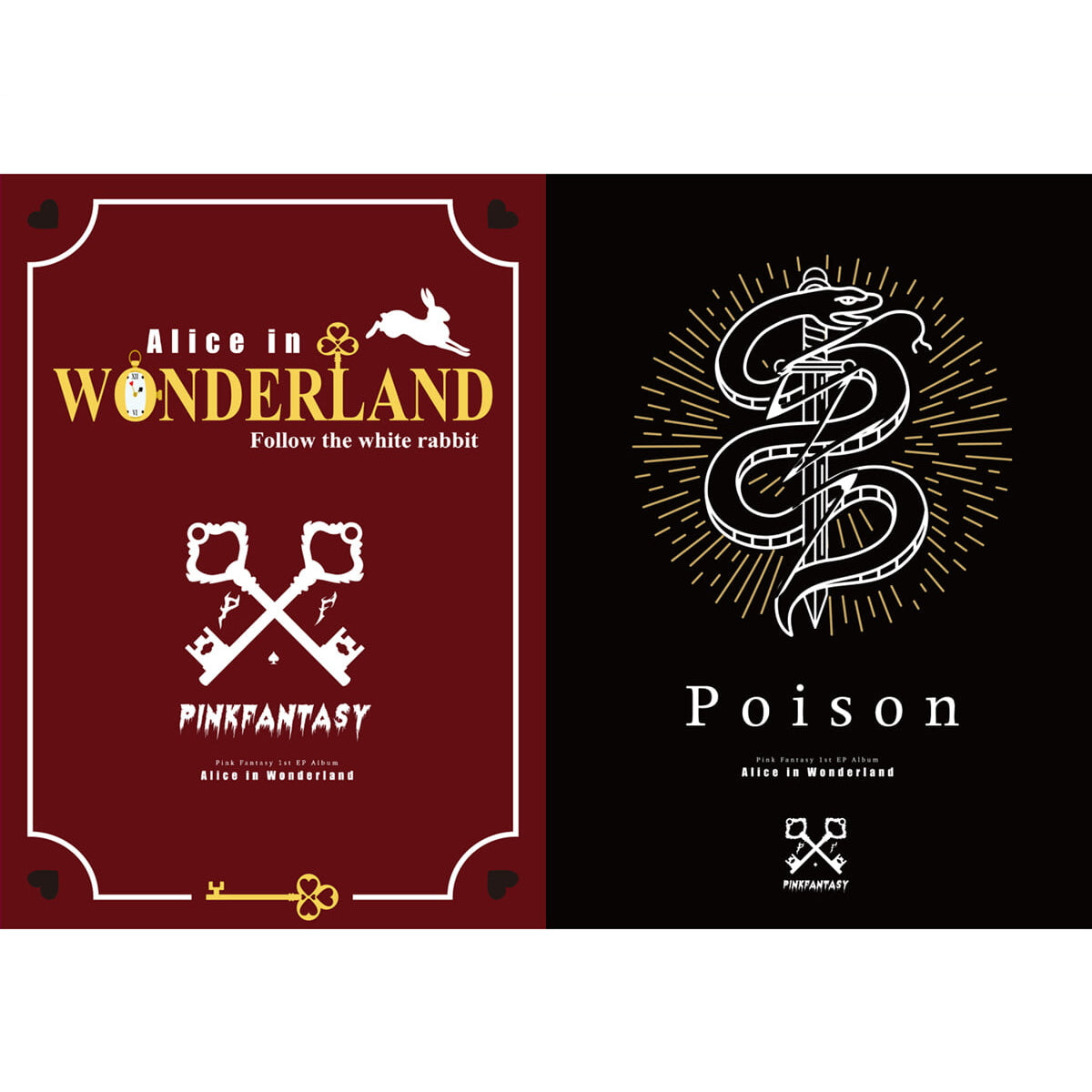 PINK FANTASY 1ST EP ALBUM - ALICE IN WONDERLAND