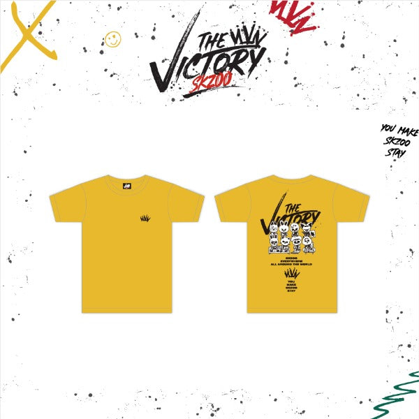 STRAY KIDS X SKZOO 'THE VICTORY' SKZOO MD - 22. T-SHIRT (THE VICTORY VER.) + POLAROID