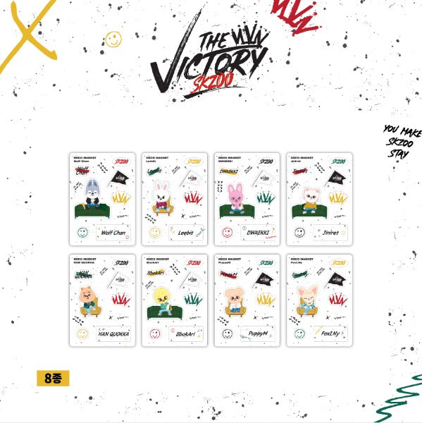 STRAY KIDS X SKZOO 'THE VICTORY' SKZOO MD - 25. DECO MAGNET