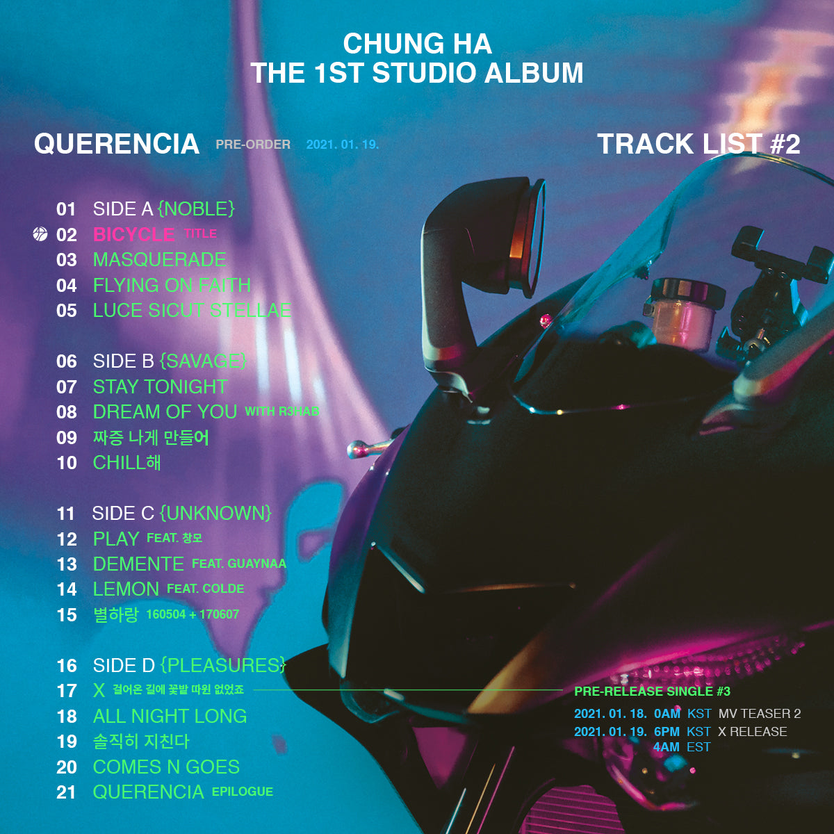CHUNG HA 1ST STUDIO ALBUM - QUERENCIA