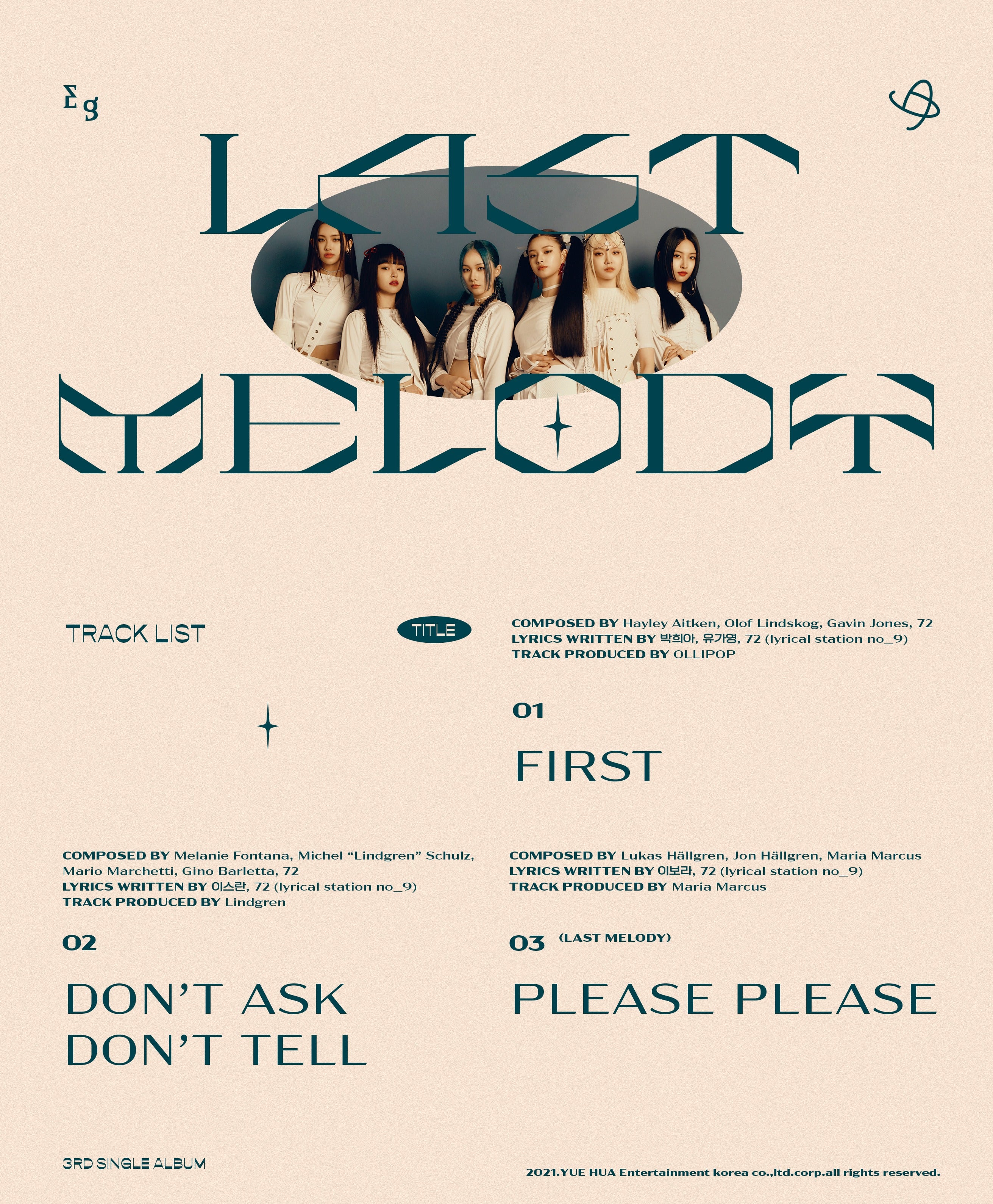 EVERGLOW 3RD SINGLE ALBUM - LAST MELODY