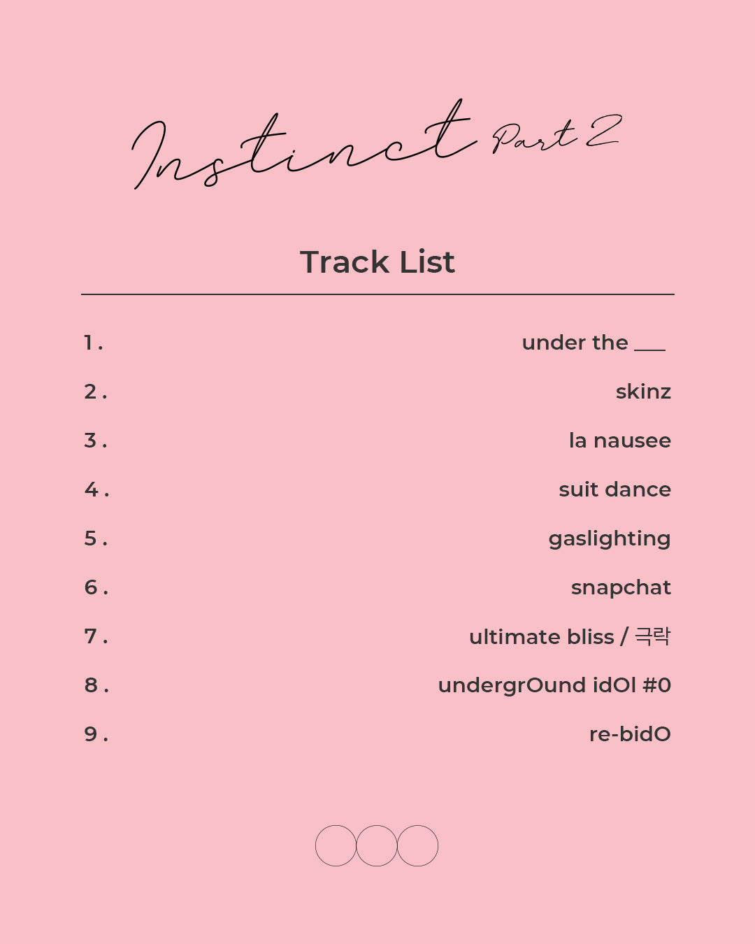 ONLYONEOF - INSTINCT PART. 2