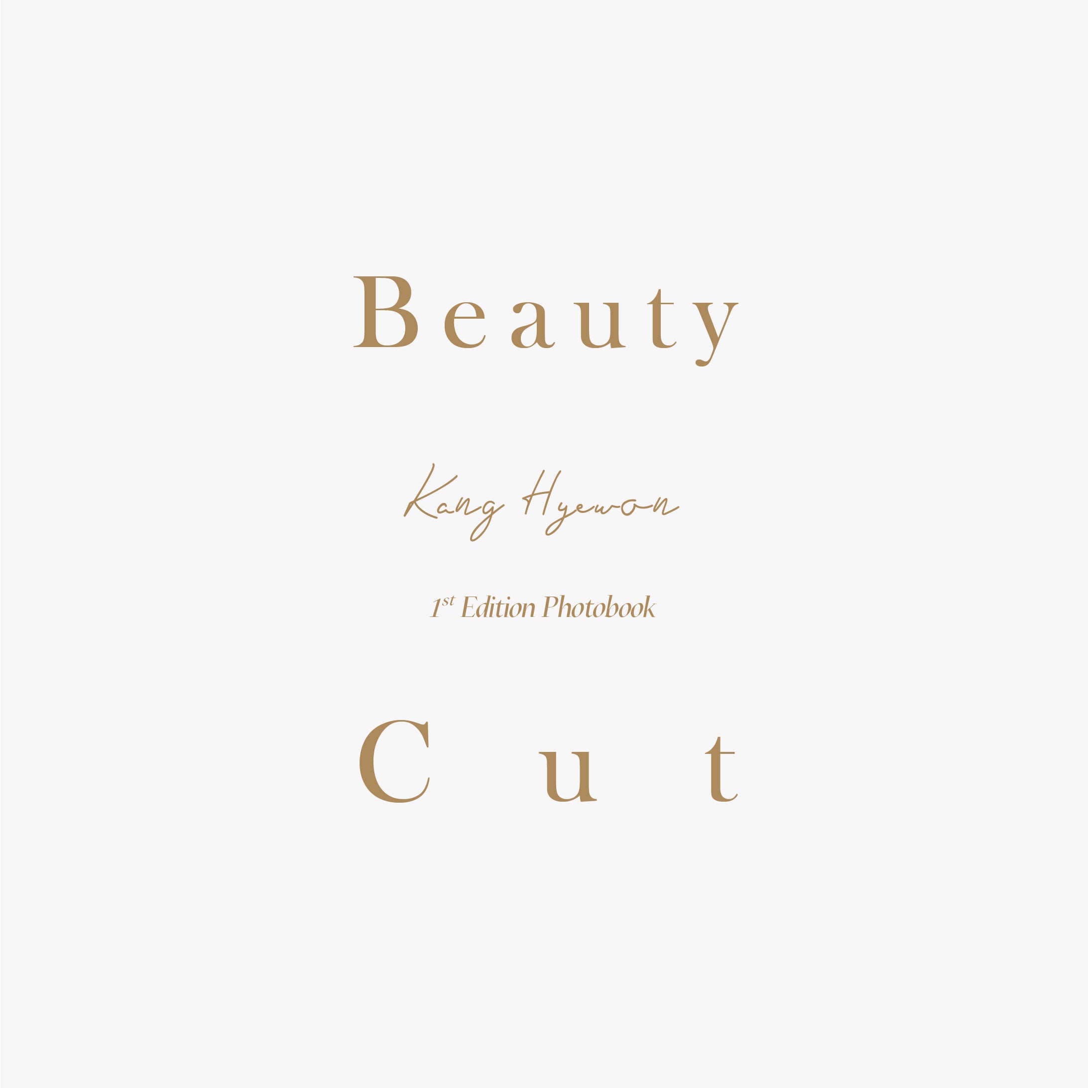 KANG HYEWON 1ST EDITION PHOTOBOOK - BEAUTY CUT