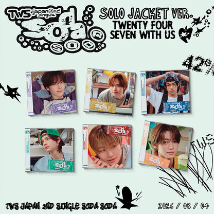 TWS JAPAN 2ND SINGLE ALBUM - SODA SODA (SOLO JACKET) (PRE-ORDER)