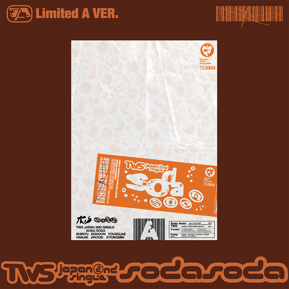 TWS JAPAN 2ND SINGLE ALBUM - SODA SODA (LIMITED A) (PRE-ORDER)