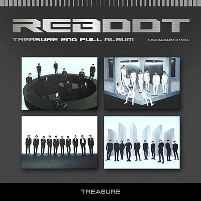 TREASURE 2ND ALBUM - REBOOT (YG TAG ALBUM) + PHOTOCARD