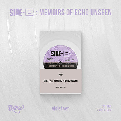 BILLLIE 1ST SINGLE ALBUM - SIDE-B : MEMOIRS OF ECHO UNSEEN (POCA)