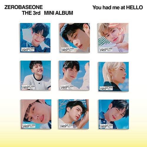 ZEROBASEONE 3RD MINI ALBUM - YOU HAD ME AT HELLO (DIGIPACK VER.) + MAKESTAR PHOTOCARD (LD VER.)
