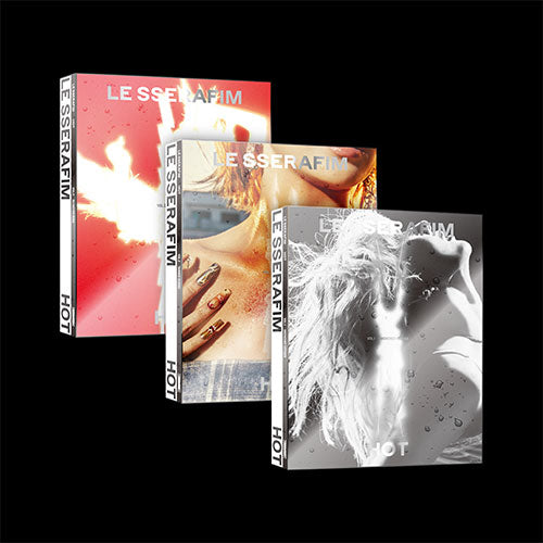 LE SSERAFIM 5TH MINI ALBUM - HOT + WITHMUU PHOTOCARD + GROUP PHOTOCARD (LD VER.)