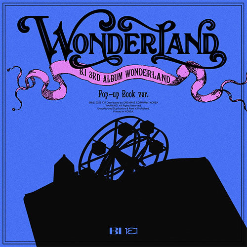 B.I 3RD ALBUM - WONDERLAND (POP-UP BOOK VER.) (PRE-ORDER)
