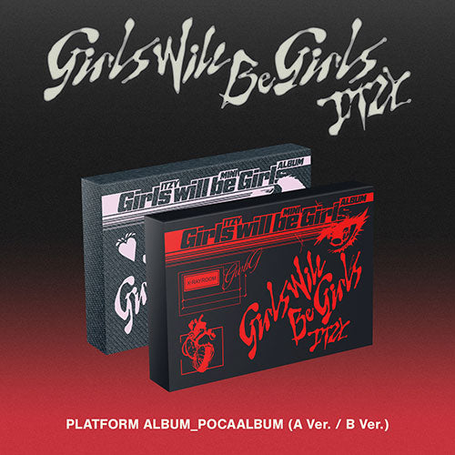 ITZY ALBUM - GIRLS WILL BE GIRLS (PLATFORM_POCAALBUM VER.) + WITHMUU PHOTOCARD
