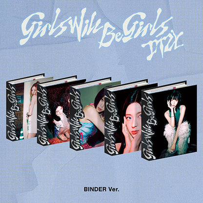 ITZY ALBUM - GIRLS WILL BE GIRLS (BINDER VER.) + WITHMUU PHOTOCARD